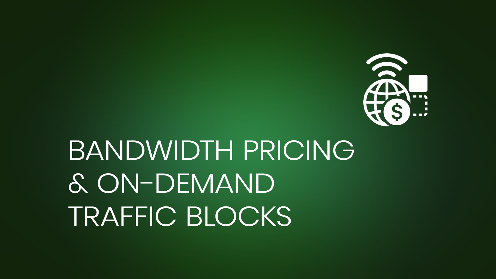 Featured image for blog post about SpeedyPage's bandwidth pricing